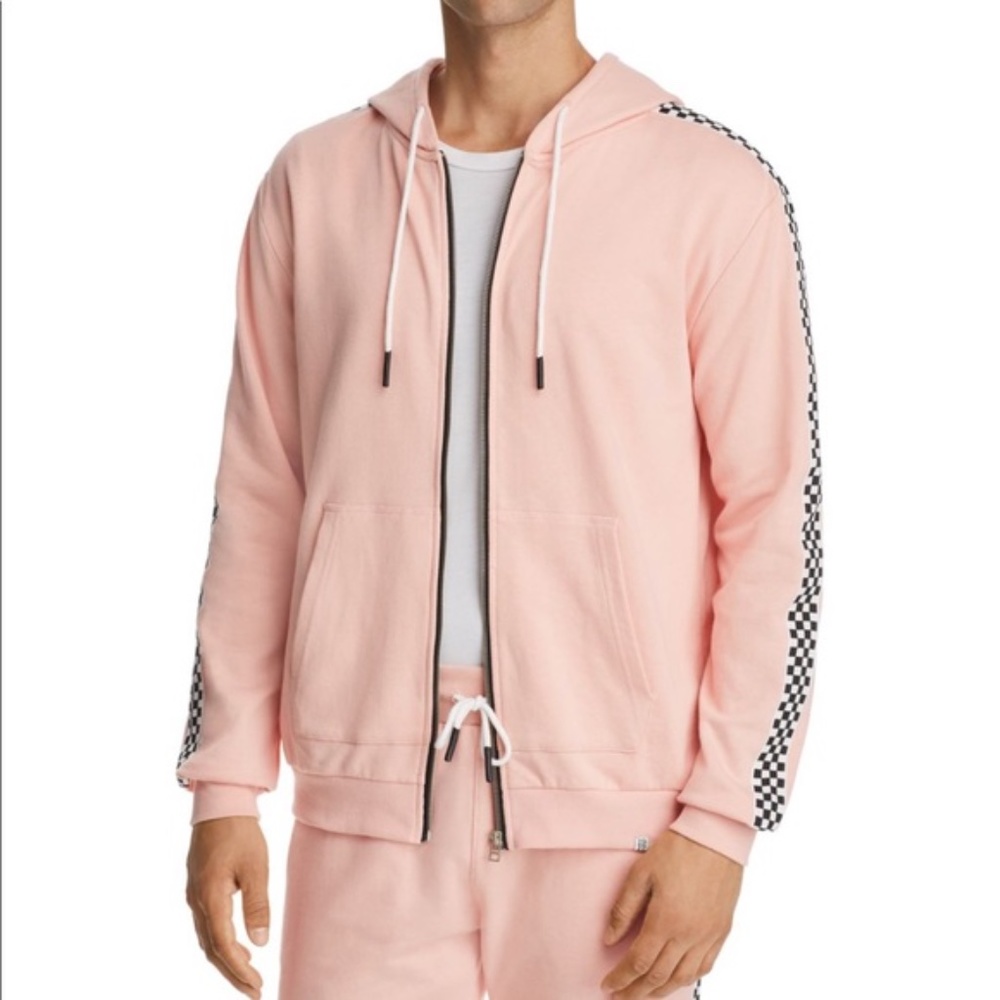 NWT Sovereign Code Checkered Trim Zip Hoodie